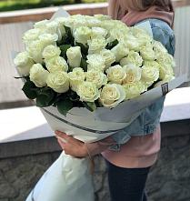 Букет 35 Белых роз #REPLACE_PRED# Шимске